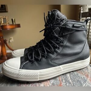 New Black Water Resistant Converse Shoes